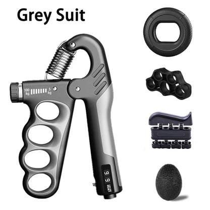 Adjustable Grip Strength Trainer - 5-150Kg Hand Expander for Muscle Recovery and Fitness