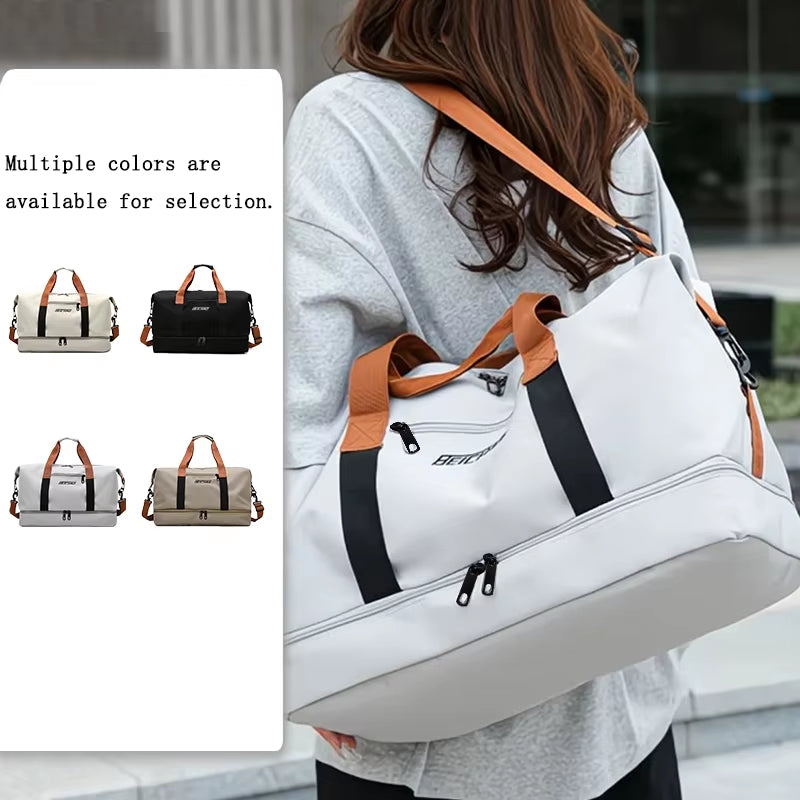 Versatile Neutral Color Backpack for Men and Women - Perfect Travel Companion and Luggage Bag