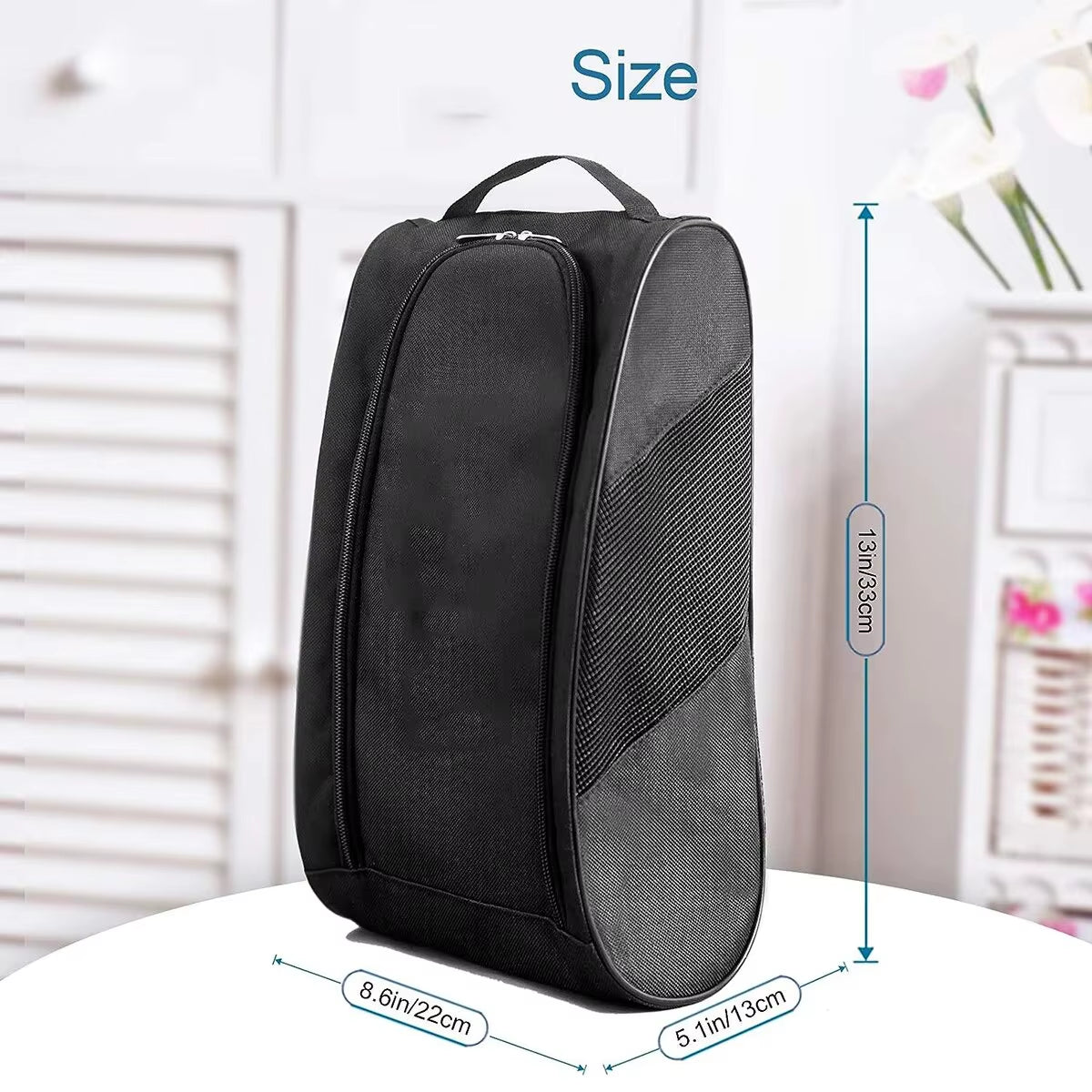 Versatile Portable Shoe Bag for Football, Golf, and Basketball - Ideal for Men, Women, Boys, and Girls