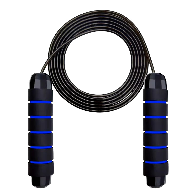 Adjustable Tangle-Free Speed Jump Rope with Ball Bearings & Foam Handles for Home Workouts and Fitness