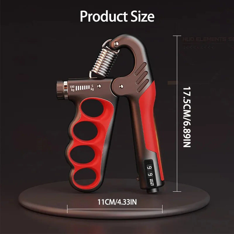 Adjustable Grip Strength Trainer - 5-150Kg Hand Expander for Muscle Recovery and Fitness