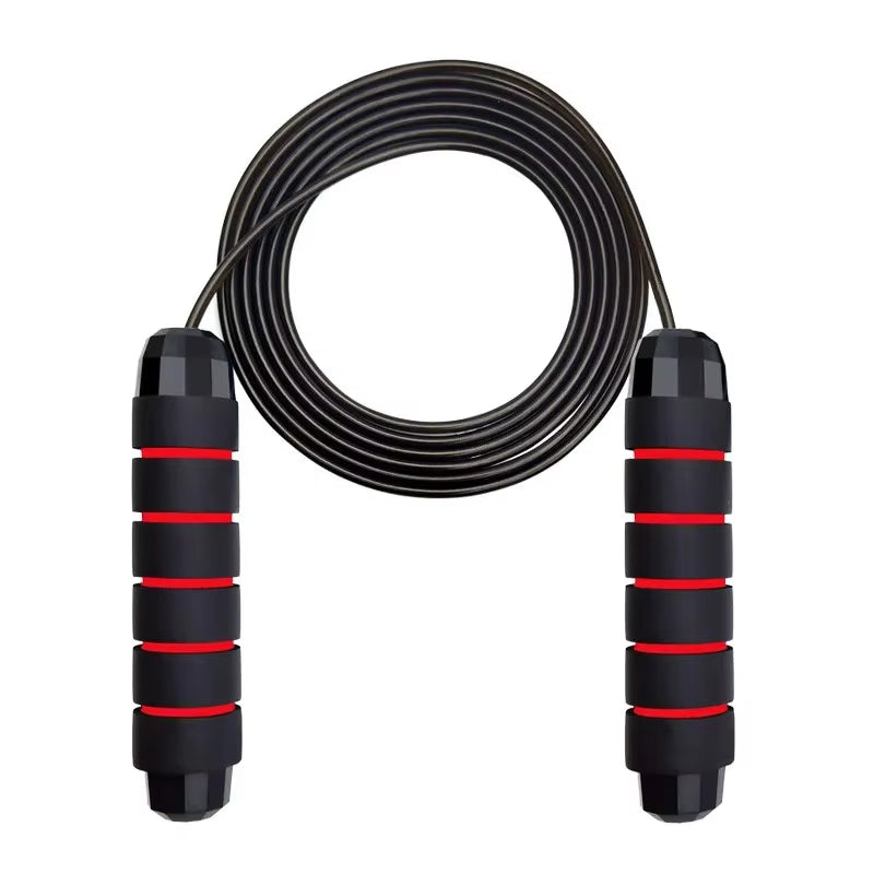 Adjustable Tangle-Free Speed Jump Rope with Ball Bearings & Foam Handles for Home Workouts and Fitness