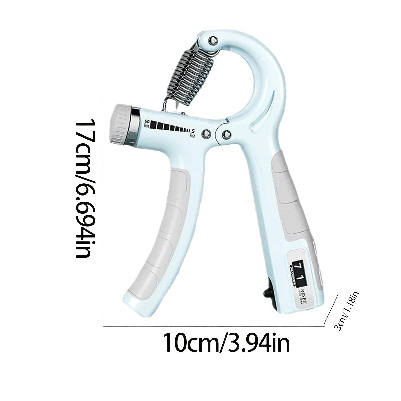 Adjustable 5-60Kg Hand Grip Strengthener with Counter - Ultimate Forearm and Wrist Exerciser for Muscle Building