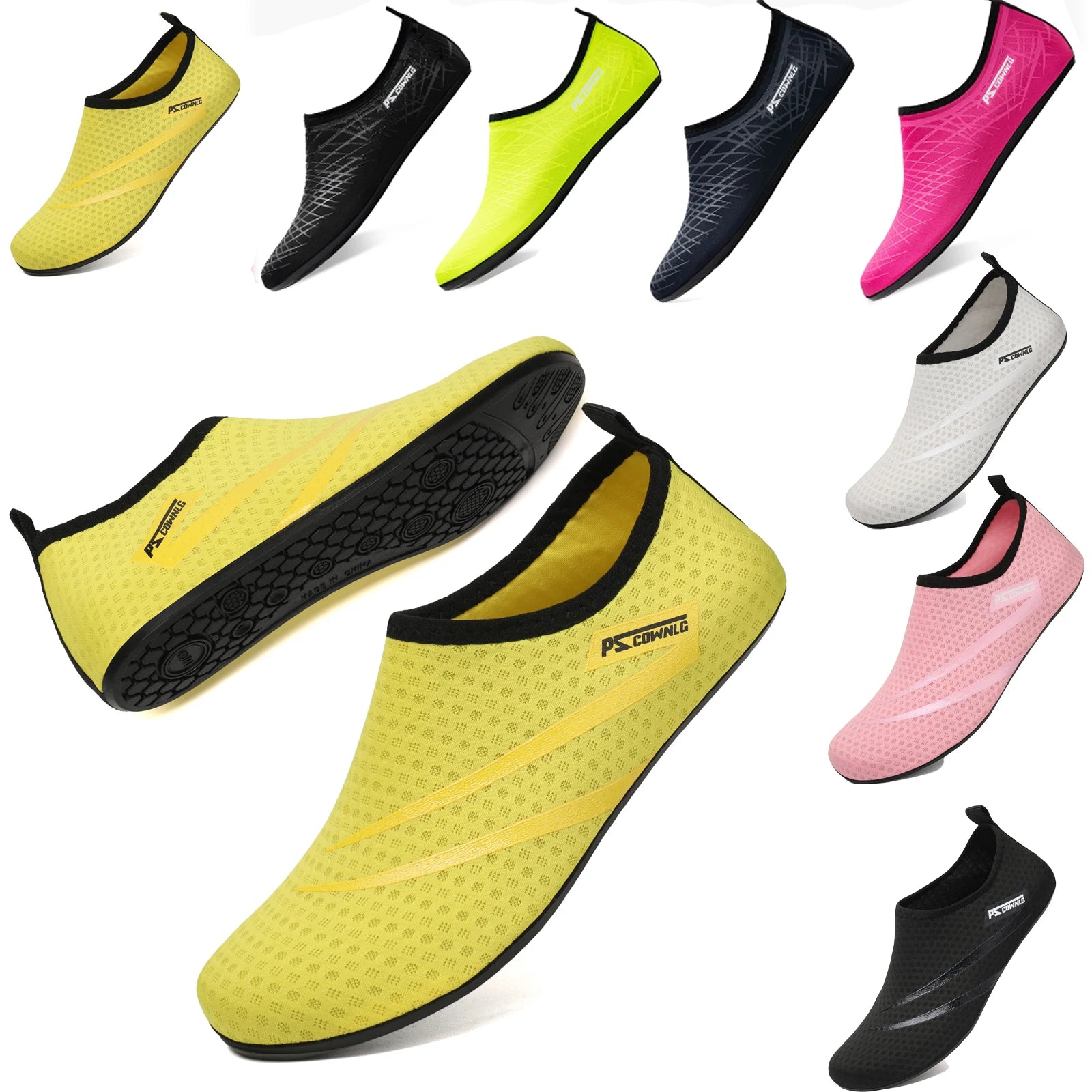 Versatile Aqua Shoes for Women and Men - Perfect for Beach, Swimming, Surfing, and Water Sports