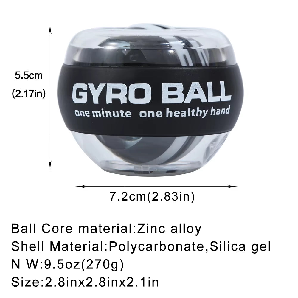 Revolutionary Wrist Gyro Ball - Ultimate Forearm & Grip Strength Trainer for Powerful Arms and Fingers