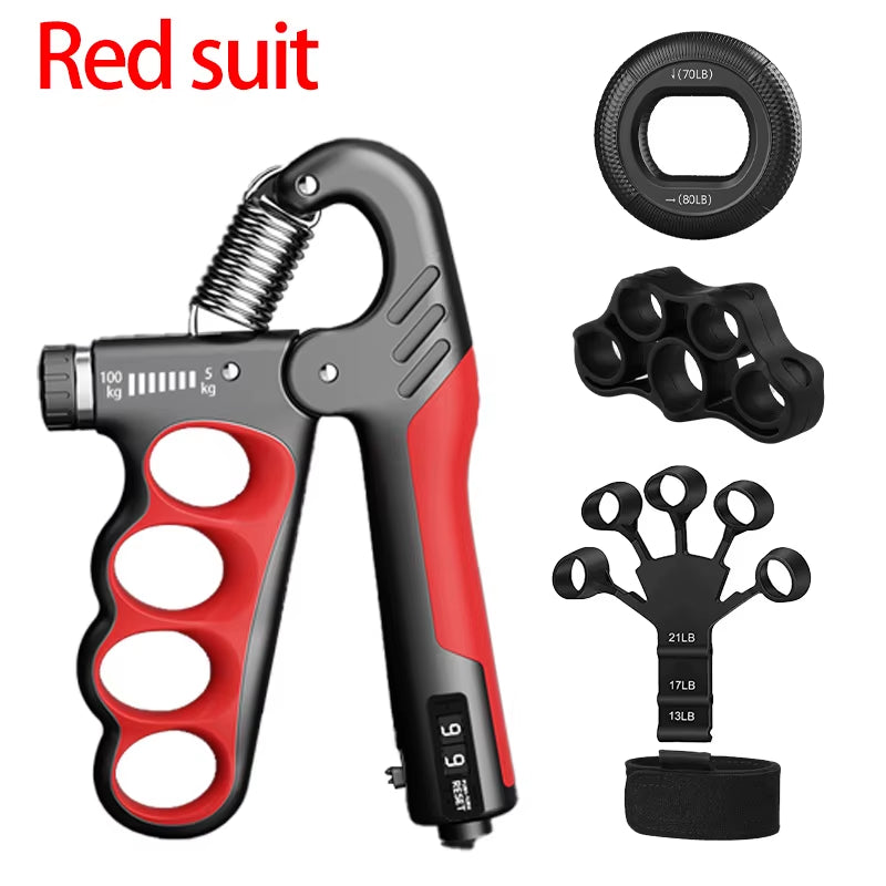 Adjustable Grip Strength Trainer - 5-150Kg Hand Expander for Muscle Recovery and Fitness