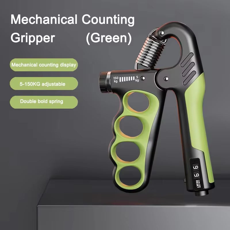Adjustable Grip Strength Trainer - 5-150Kg Hand Expander for Muscle Recovery and Fitness