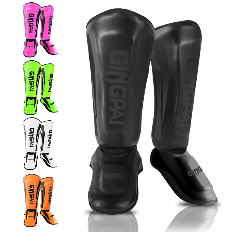 Ultimate Kickboxing Shin Guard Pads - Muay Thai, Taekwondo, and Martial Arts Leg Protectors