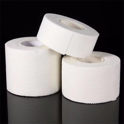 Premium Waterproof Cotton Adhesive Tape for Sports Injuries - 12.5/25/50mm Rolls, Elastic Bandage for Muscle Support