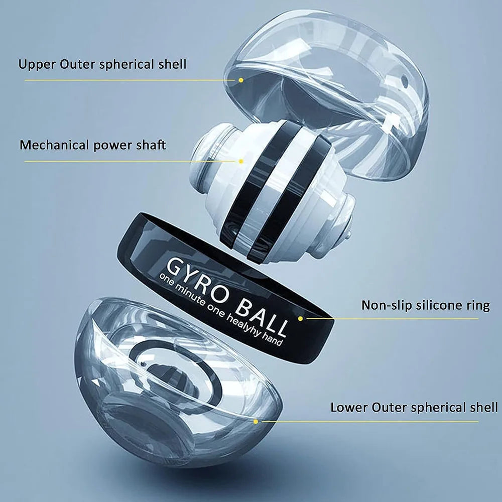 Revolutionary Wrist Gyro Ball - Ultimate Forearm & Grip Strength Trainer for Powerful Arms and Fingers