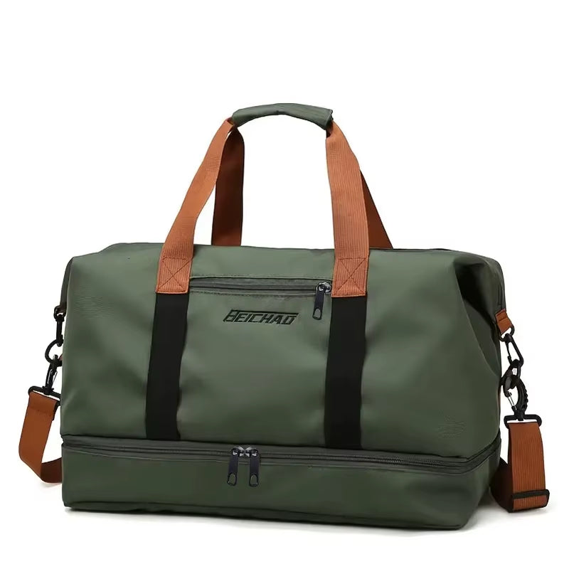 Versatile Neutral Color Backpack for Men and Women - Perfect Travel Companion and Luggage Bag