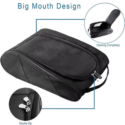Versatile Portable Shoe Bag for Football, Golf, and Basketball - Ideal for Men, Women, Boys, and Girls