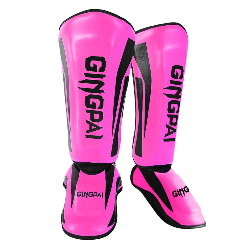 Ultimate Kickboxing Shin Guard Pads - Muay Thai, Taekwondo, and Martial Arts Leg Protectors