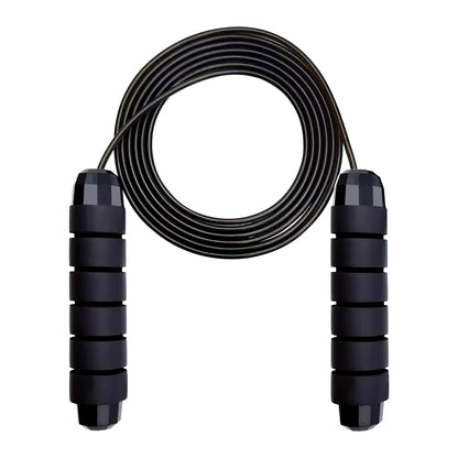 Adjustable Tangle-Free Speed Jump Rope with Ball Bearings & Foam Handles for Home Workouts and Fitness