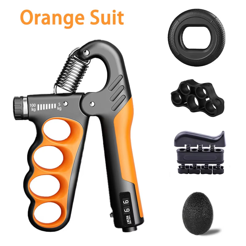 Adjustable Grip Strength Trainer - 5-150Kg Hand Expander for Muscle Recovery and Fitness