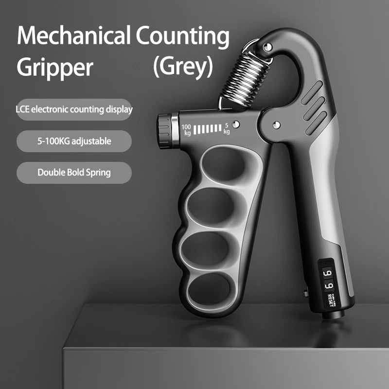 Adjustable Grip Strength Trainer - 5-150Kg Hand Expander for Muscle Recovery and Fitness