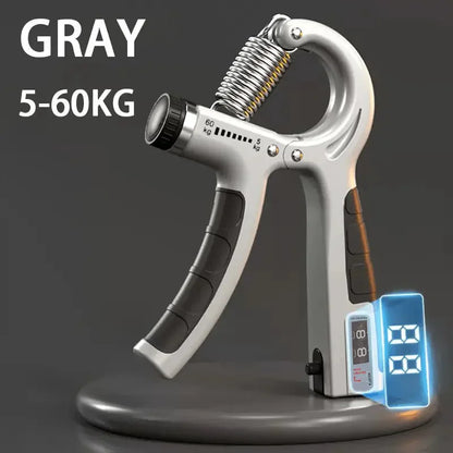 Adjustable 5-60Kg Hand Grip Strengthener with Counter - Ultimate Forearm and Wrist Exerciser for Muscle Building
