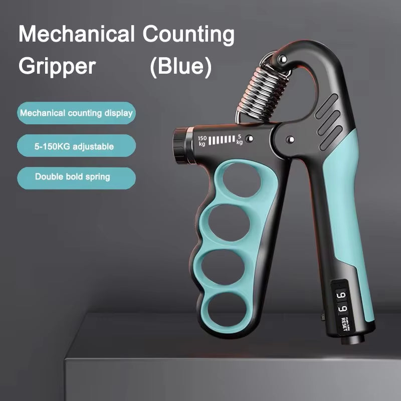 Adjustable Grip Strength Trainer - 5-150Kg Hand Expander for Muscle Recovery and Fitness