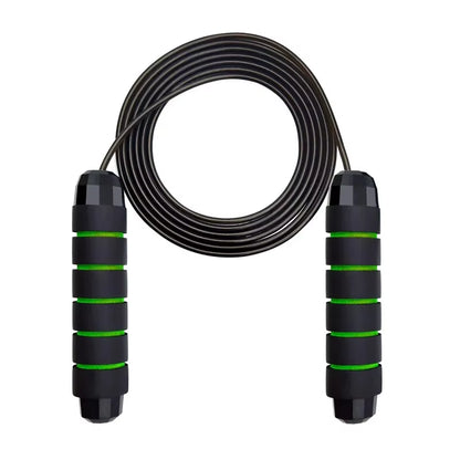 Adjustable Tangle-Free Speed Jump Rope with Ball Bearings & Foam Handles for Home Workouts and Fitness