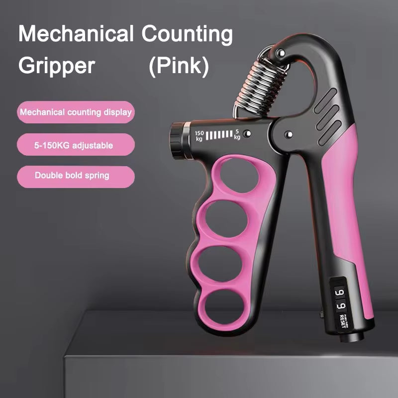 Adjustable Grip Strength Trainer - 5-150Kg Hand Expander for Muscle Recovery and Fitness