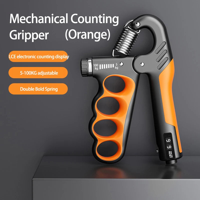 Adjustable Grip Strength Trainer - 5-150Kg Hand Expander for Muscle Recovery and Fitness