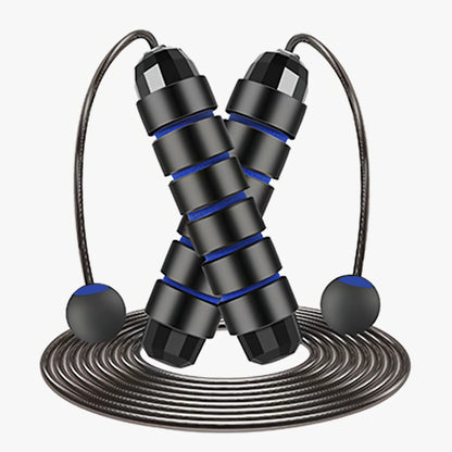 Adjustable Tangle-Free Speed Jump Rope with Ball Bearings & Foam Handles for Home Workouts and Fitness