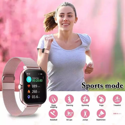 2026 Smartwatch with 1.83-Inch HD Display - Multi-Sport Modes, Bluetooth Calling & Health Tracking for Men and Women