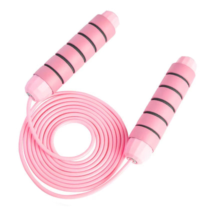 Adjustable Tangle-Free Speed Jump Rope with Ball Bearings & Foam Handles for Home Workouts and Fitness