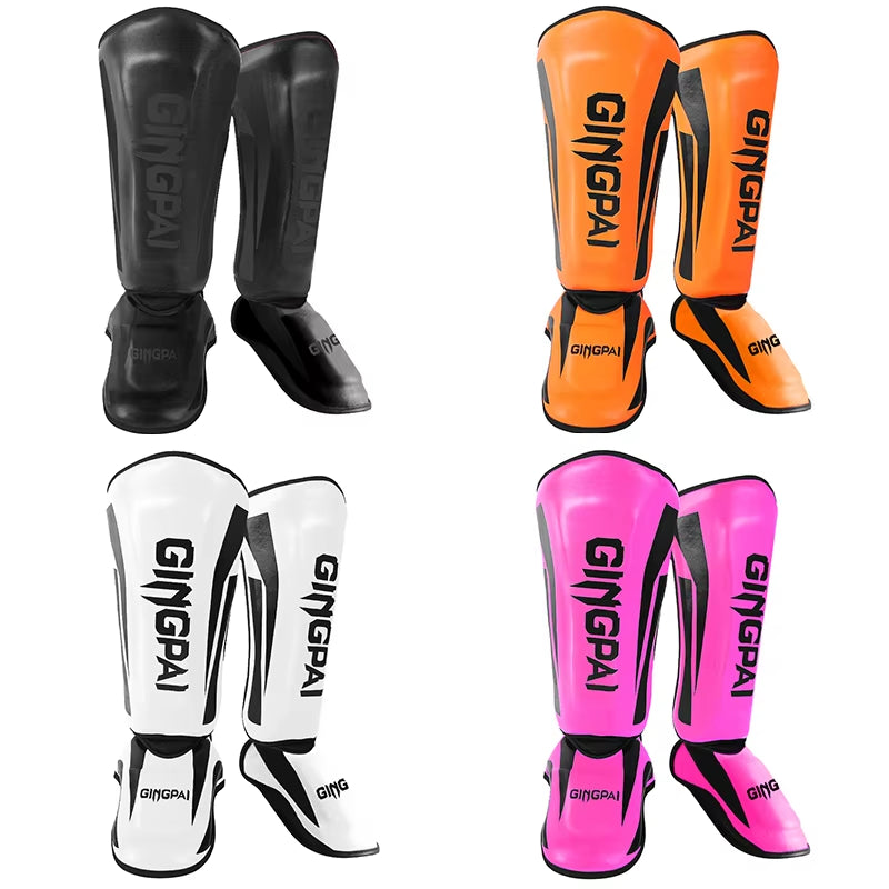 Ultimate Kickboxing Shin Guard Pads - Muay Thai, Taekwondo, and Martial Arts Leg Protectors